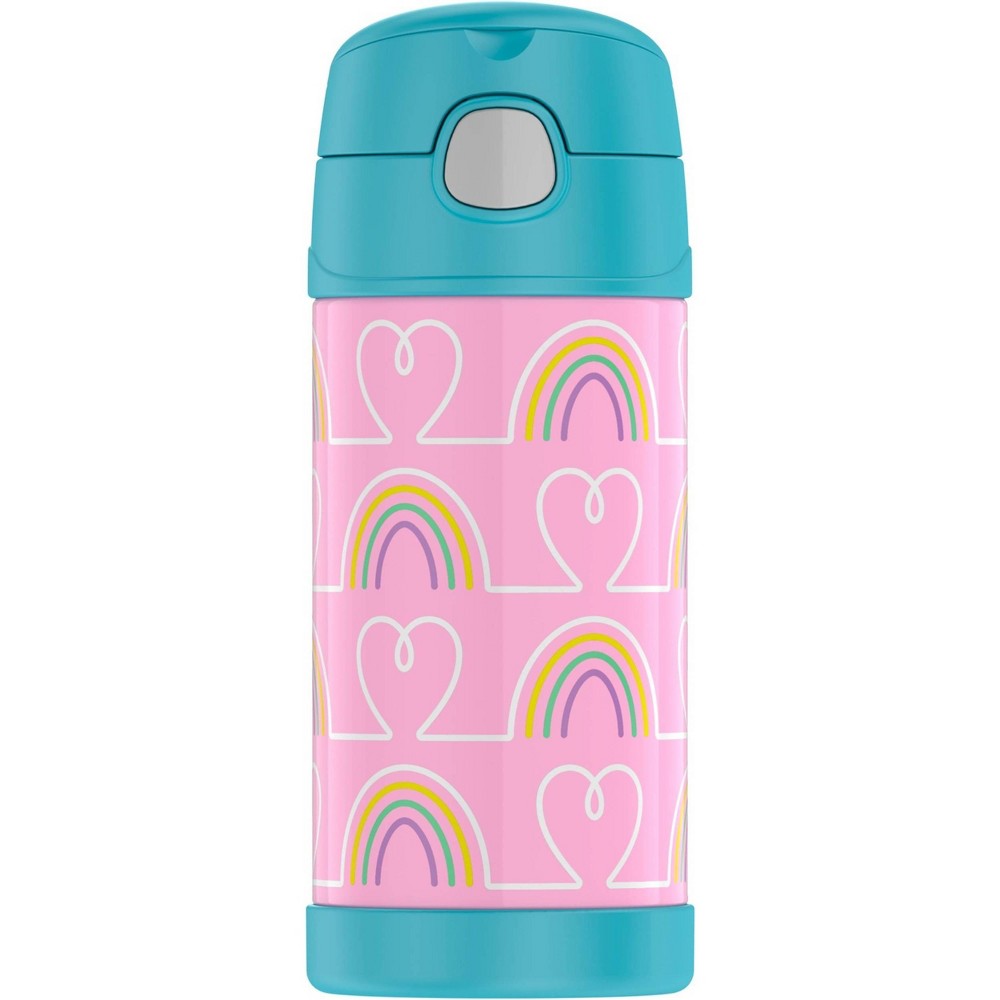 Thermos 12oz FUNtainer Water Bottle - Hearts/Stars