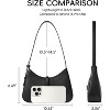 Shoulder Bag for Women, Handbag Hobo Bags Vegan Leather Crossbody Purse with Adjustable Strap - 3 of 4