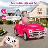 12V Kids Ride On Car, Licensed Chevrolet 3100 Pickup Battery Powered Electric Vehicle with Remote Control - 4 of 4