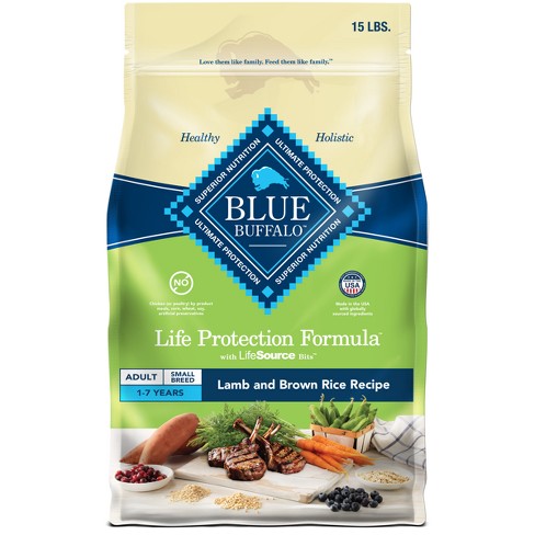 Blue Buffalo Life Protection Lamb & Brown Rice Recipe Small Breed Adult ...