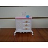 My Fancy Life Dollhouse Furniture Set, Bedroom and Beauty Play Set, White and Pink with Floral Bedding - 4 of 4
