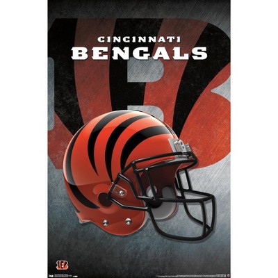 8 Bit Cincinnati Bengals Helmet - Cincinnati Bengals - Posters and Art  Prints