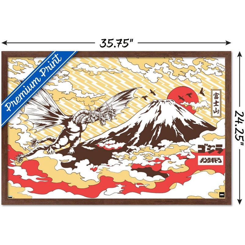 Trends International Godzilla - Mountain Framed Wall Poster Prints, 3 of 7