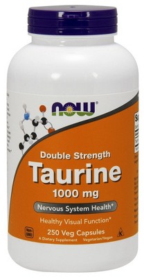 Taurine 1000 mg by Now Foods  -  250 Capsule