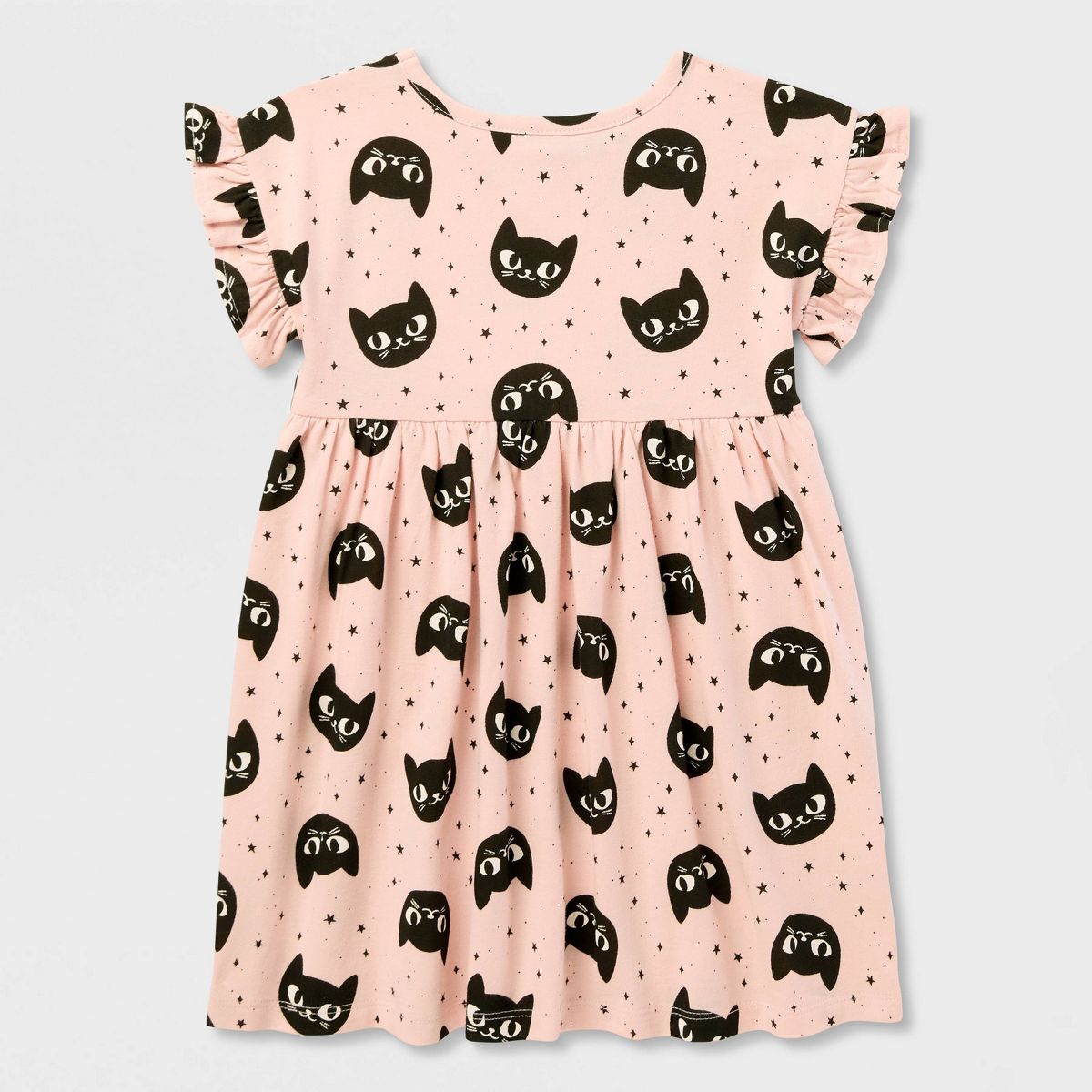 Baby & Toddler Girls' Halloween Short Sleeve Dress - Cat & Jack™ - thumbnail 3