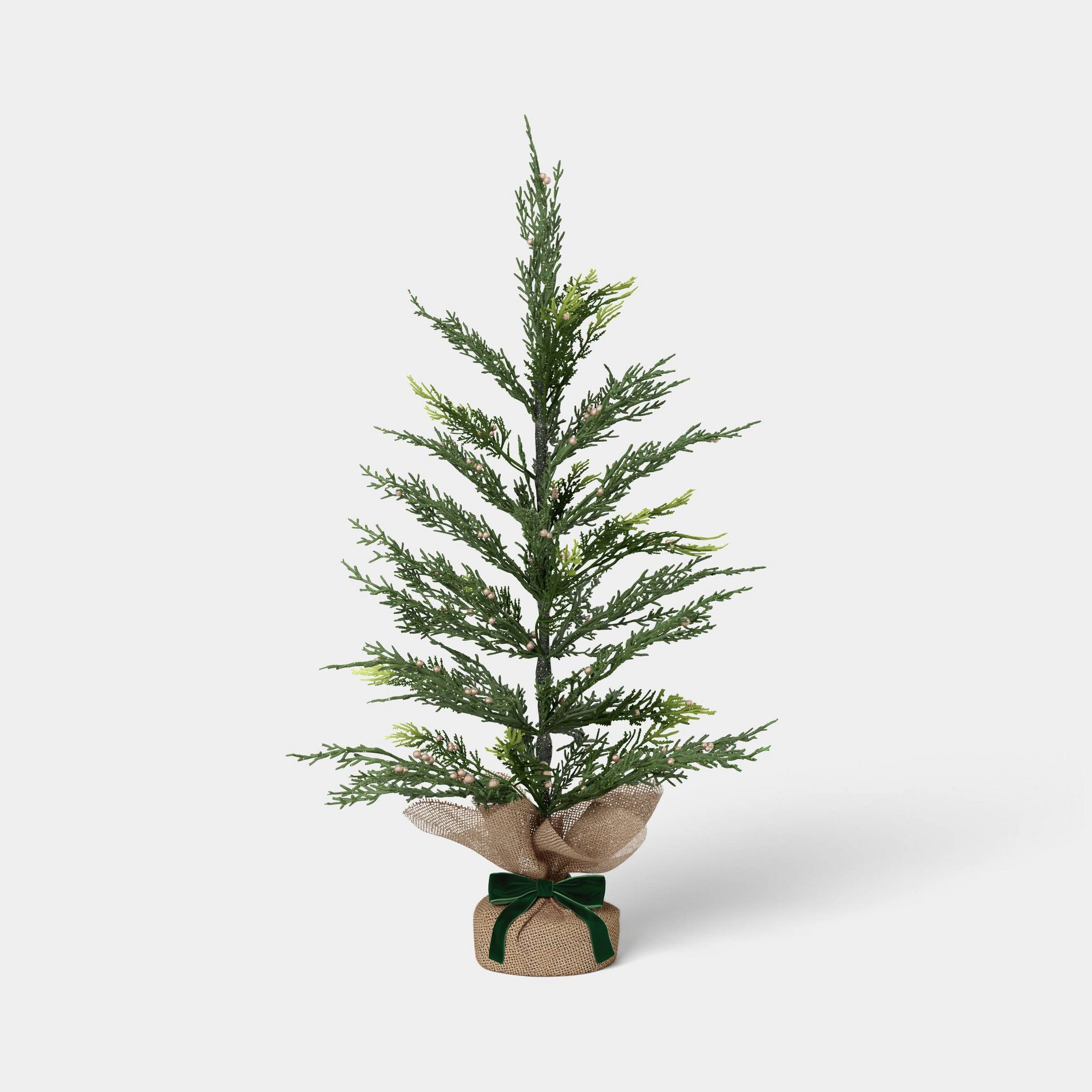 2' Christmas Tree with Burlap Base - Wondershop™
