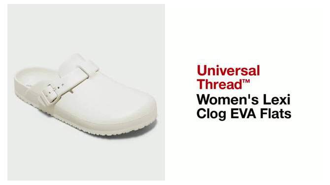 Women&#39;s Lexi Clog EVA Flats - Universal Thread&#8482;, 2 of 6, play video
