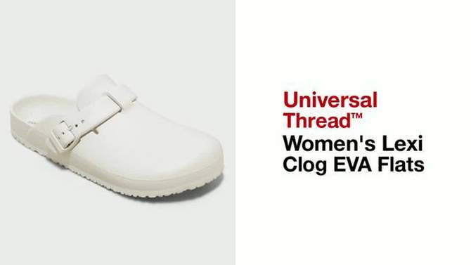 Women&#39;s Lexi Clog EVA Flats - Universal Thread&#8482;, 2 of 6, play video