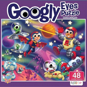 MasterPieces Kids Astronauts Jigsaw Puzzle - Googly Eyes 48 Piece Puzzle - 1 of 4