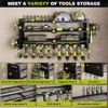 WOWLIVE Power Tools Organizer Wall Mount, Cordless Drill Organizer, 4 Layers Tool Rack for Garage, 8 Drill Holders, TR002 - 3 of 4