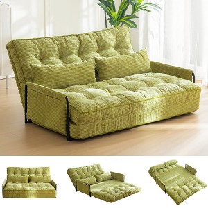 MAXYOYO Adjustable Floor Sofa Bed with 2 Pillows, Multi-Functional Sleeper Bed - 1 of 4