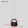 FATMOON Sequins Evening Handbag with Chain Elegant Tote Bag Women Sparkly for Wedding Dinner Party Prom - 3 of 4