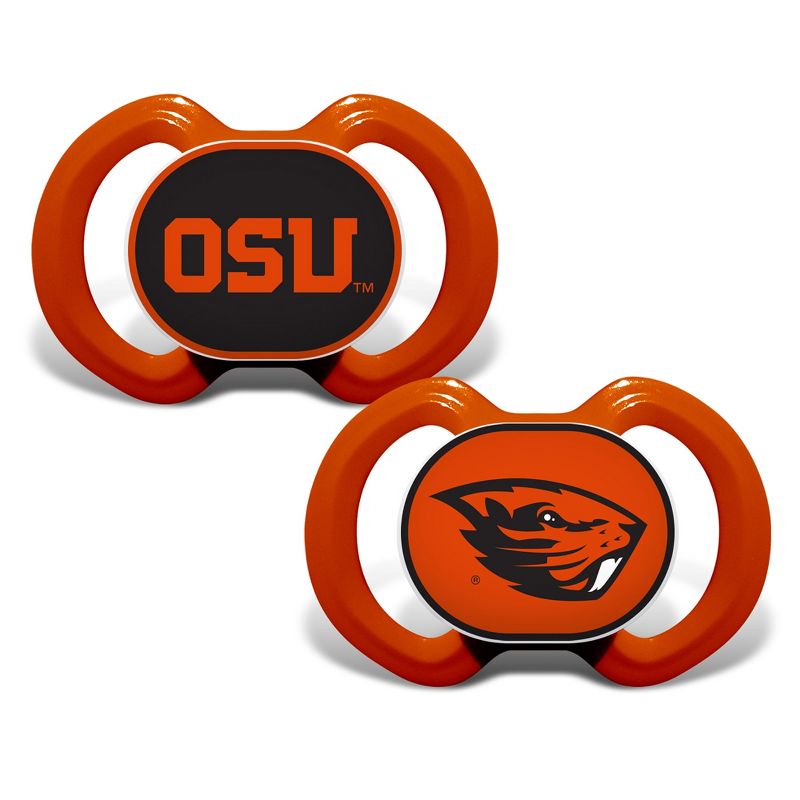 BabyFanatic Officially Licensed Unisex Pacifier 2-Pack - NCAA Oregon State Beavers, 1 of 7