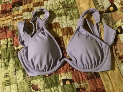 Women's Tunneled Neckline Underwire Bikini Top - Shade & Shore™ Purple :  Target