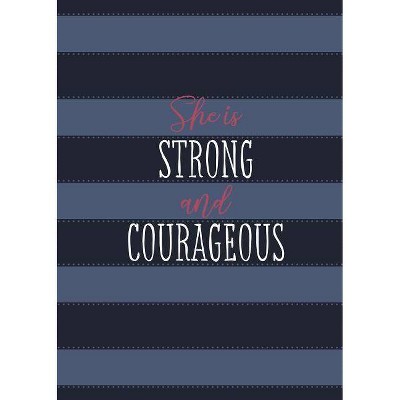 She Is Strong and Courageous - by  Ann White (Leather Bound)