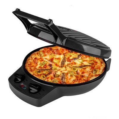 Courant Full size Pizza Oven Countertop w/ Dial, Opens 180°,  Indoor Electric Griddle