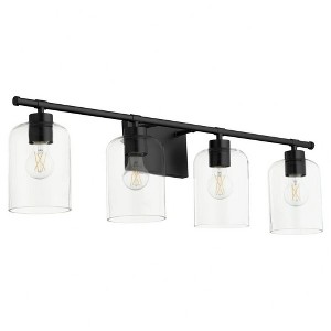 Quorum Lighting Tribute 4 - Light Vanity in  Matte Black - 1 of 1