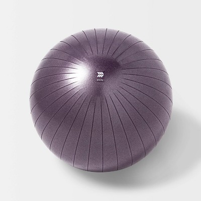 purple exercise ball