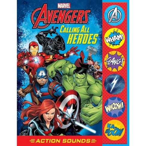 Marvel Avengers: Calling All Heroes Action Sounds Sound Book - By Pi ...