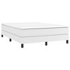 vidaXL Box Spring Bed Frame White 59.8 in.x79.9 in. Queen Faux Leather - 3 of 4