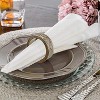 Creative Scents Dublin Napkin Rings Set of 6 - Silver - 2 of 4