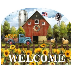 Briarwood Lane Summer Art Sign 8.25x10.25 Sunflower Barn For Summer Art Sign - 1 of 4