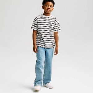 Camiseta de Manga Corta para Niño 100% Algodón a Rayas Corte Relajado - Cat & Jack™