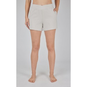Yogalicious Womens Lux Marina Crossover 4" Side Pocket Short - 1 of 3