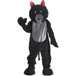 Dress Up America Wolf Mascot Costume for Adults - One Size for Most