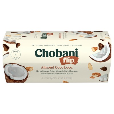 Chobani Flip Chocolate Almond Coco Loco Greek Yogurt - 4ct/4.5oz Cups_8