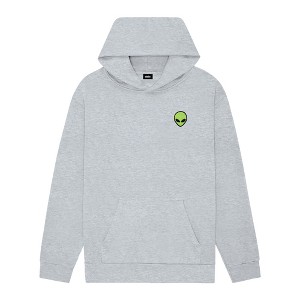 Dalix Alien Embroidery Relaxed Hoodie Soft Fleece Sweatshirt Fit Lounge Mens - 1 of 4