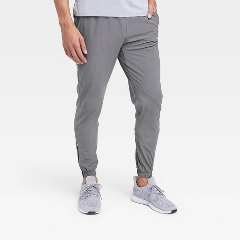 Men's Lightweight Tricot Joggers - All In Motion™ Dark Gray S : Target