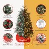 Tabletop Christmas Tree 3/4.5ft Pre-Lit Christmas Tree with a Sleigh Ride Base Base - 4 of 4