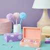 Bright Creations 4 Pack Unfinished Natural Wooden Boxes with Hinged Lids for Storing Jewelry, Beads, Coins and Office Supplies - 4 of 4