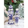 Blue Rose Polish Pottery 654 Vena Small Nutcracker - 2 of 2