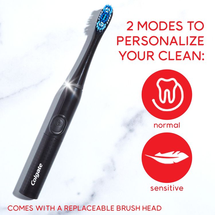 Colgate Optic White Pro Series Sonic Battery Powered Toothbrush - Black, 5 of 10