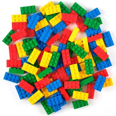 Strictly Briks Classic Bricks Starter Kit, Multicolor, 96 Pieces, 2x4 ...