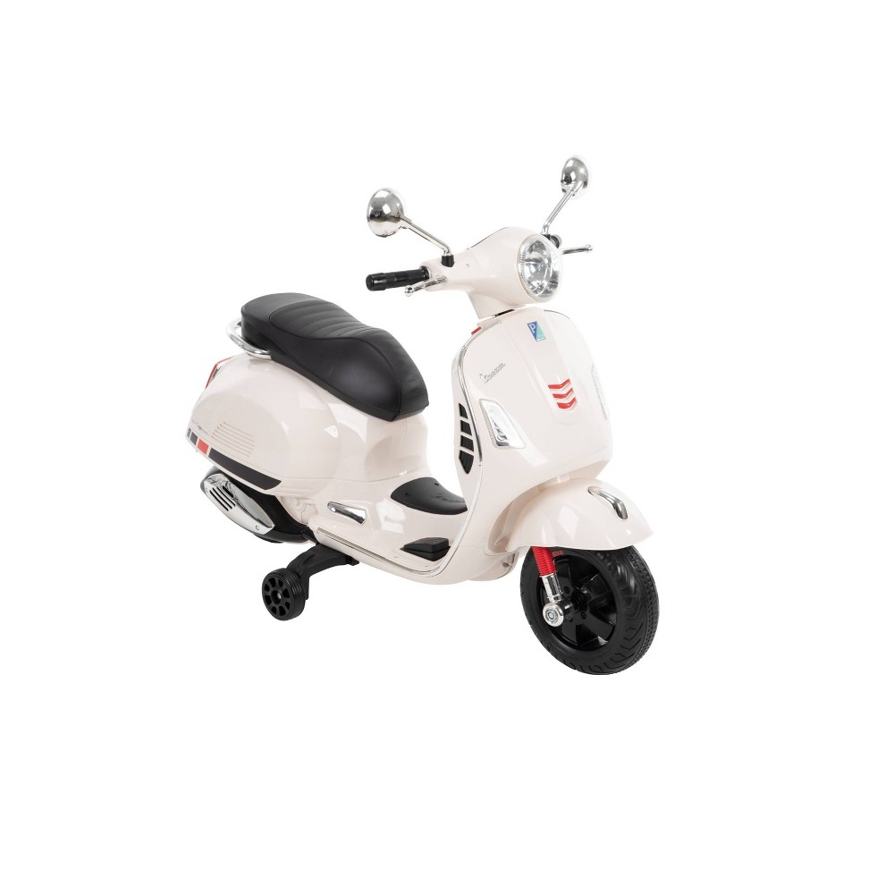 Huffy 17319 6V Vespa Scooter Electric Ride on Toy  White - One Size