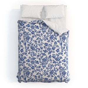 Deny Designs 3pc Full/Queen Wagner Campelo Chinese Flowers Comforter and Sham Set - 1 of 4