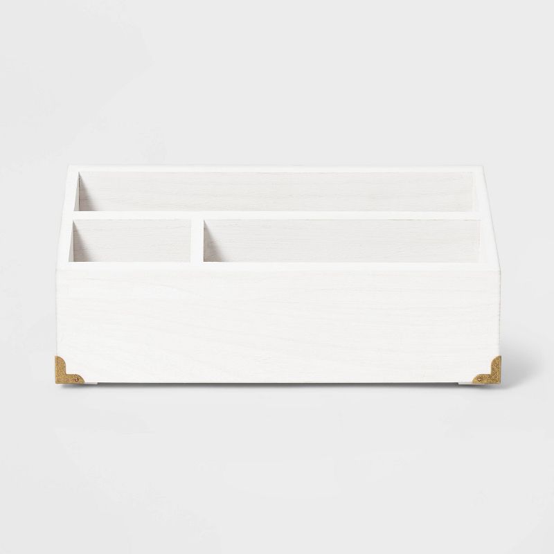 Wood Desktop Storage Unit White - Threshold&#8482;, 3 of 7