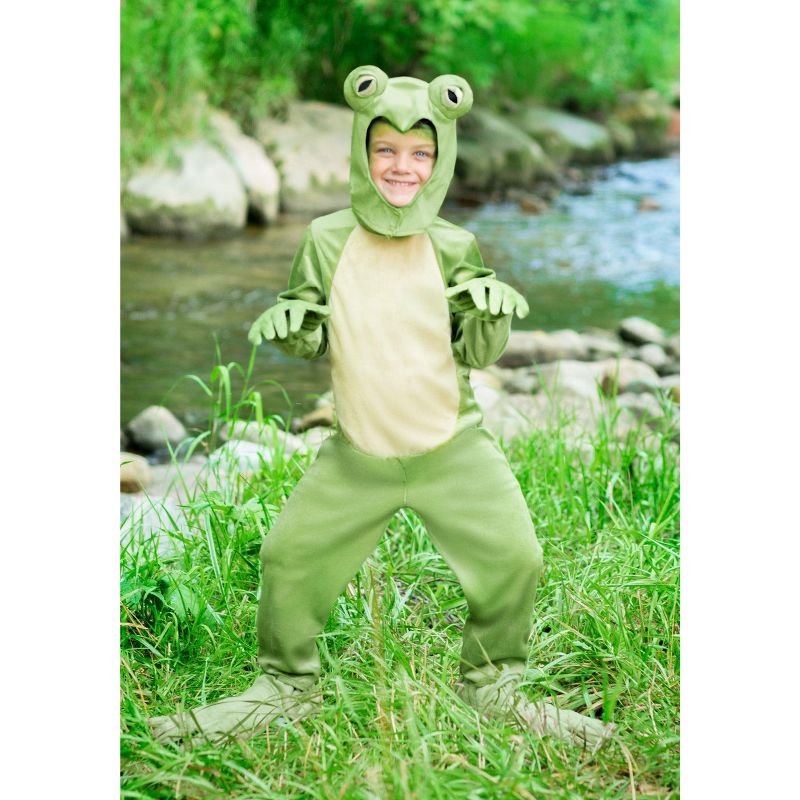 HalloweenCostumes.com Toddler Deluxe Frog Costume, 2 of 6