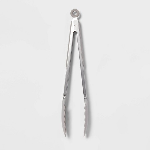 Stainless Steel Kitchen Tongs Gray - Room Essentials™