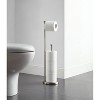 SunnyPoint Free Standing Bathroom Toilet Paper Holder Stand Brushed Nickel (02-DAS3275 BC) - 2 of 3