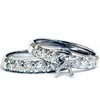 Pompeii3 White Gold 1/2ct Diamond Semi Mount Engagement Wedding Ring - 2 of 4
