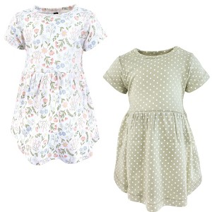 Luvable Friends Hudson Baby Short-Sleeve Dresses 2pk - 1 of 2