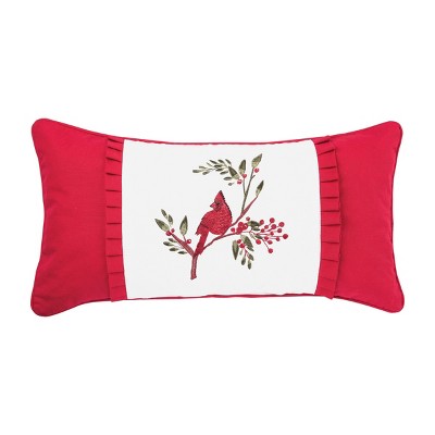 C&F Home 12" x 24" Cardinal Embroidered Throw Pillow