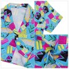 BLUEMING Men's Hawaiian Shirt Short Sleeve Floral Button Down Shirts Hot Holiday Beach Shirts - 4 of 4