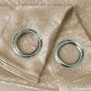 Oliva Gray Nora Embossed Blackout Grommet Panel - 52x90" Gold - 3 of 4