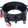 Acekool Removable Bucket Dolly with 5 Swivel Casters, 250 lbs Capacity, Locking Wheels, Rolling Cart for Car Wash & Cleaning, One Size - 2 of 4