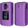 Nakedcellphone Combo for TCL Flip 3 Phone - Hard Case and Belt Clip Holster - 3 of 4